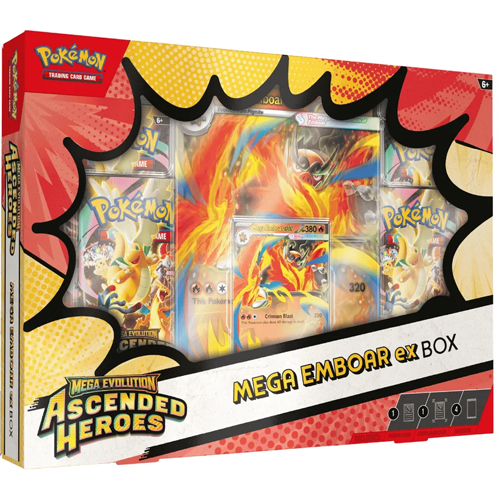 Pokemon Mega Evolution Ascended Heroes Mega Ex Box
