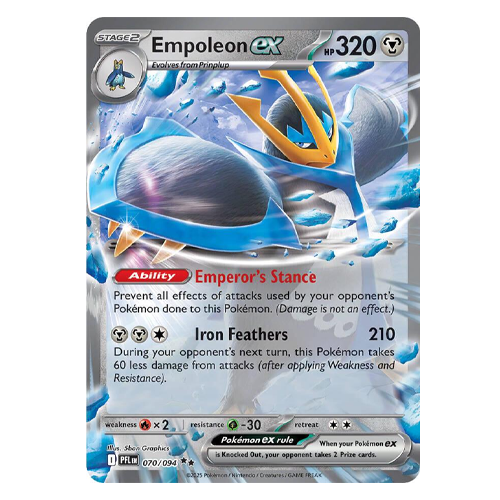 Pokemon Phantasmal Flames Empoleon ex #70