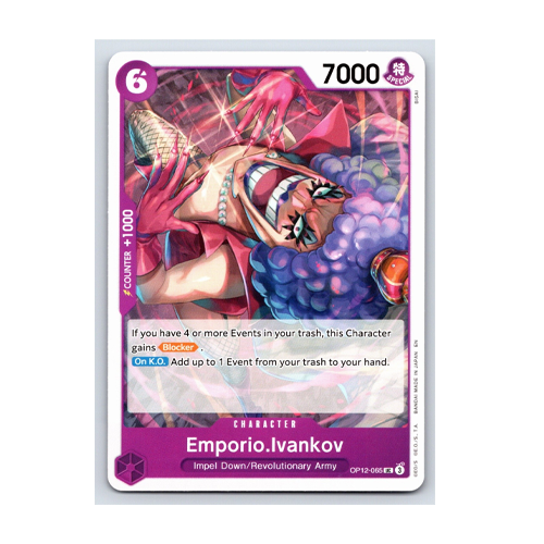 One Piece Card Game OP-12-065 Emporio Ivankov (Uncommon) English