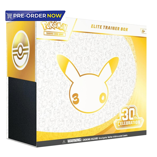 Pre-Order Pokemon 30th Celebration Elite Trainer Box