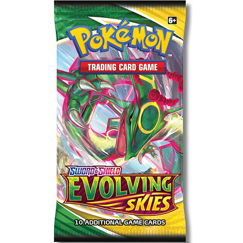 Pokemon TCG: Sword & Shield-Evolving Skies Booster Pack(10 Cards)