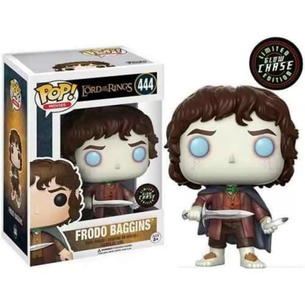 Funko Pop! Movies the Lord of the Rings Frodo Baggins ( CHASE) Glows (Damaged box)