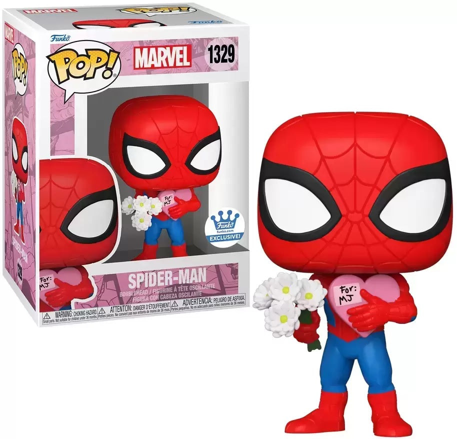 Funko Pop! Marvel: Valentine's Series - Spider-Man with Flowers