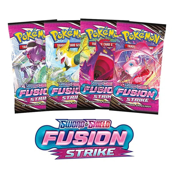 مجموعة تعزيز ضربة الاندماج لبوكيمون سيف ودرع TCG