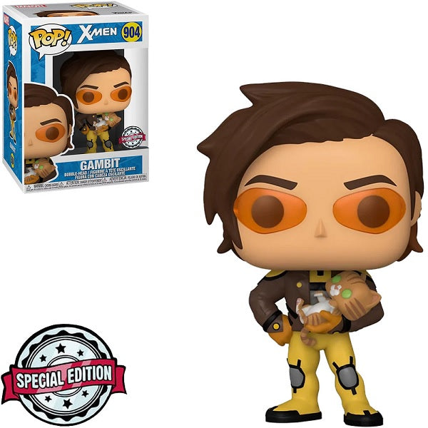 Funko Pop! Marvel X-Men Gambit Holding cat Exclusive #904