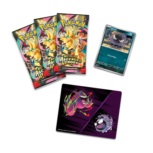 Pokemon Mega Evolution Ascended Heroes Tech Sticker Collection-Gastly