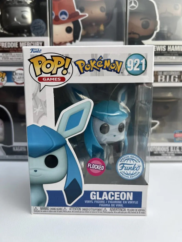 Funko Pop Games -Pokemon - Glaceon Flocked