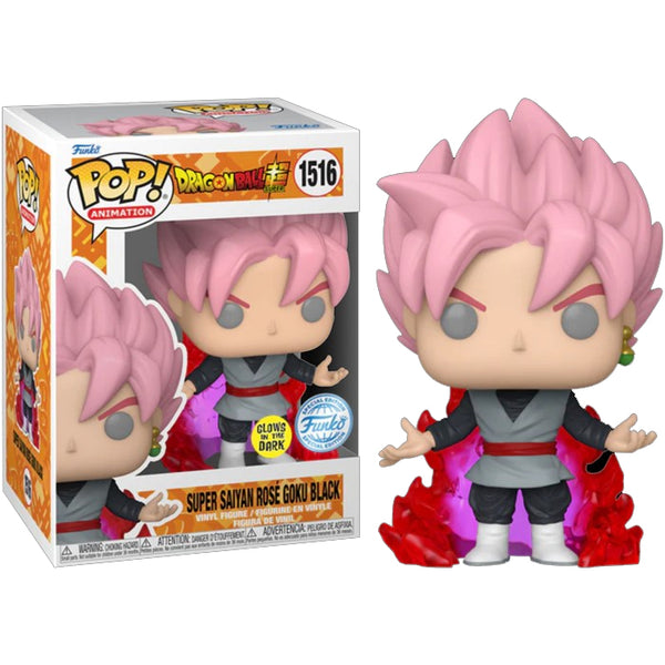 Funko Pop Animation - Dragon Ball Super - Super Saiyan Rose Goku Black (Glows-in-the-Dark)(special edition)