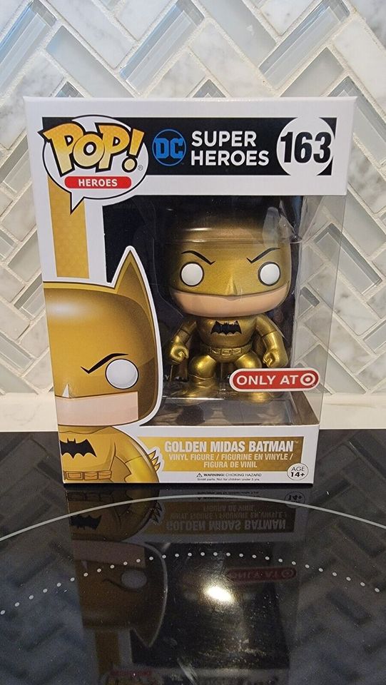 Funko DC pop Super Heroes : Golden Midas Batman target Exclusive #163