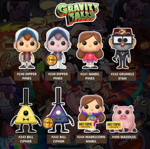 Funko Pop Disney Animation Gravity Falls Collection