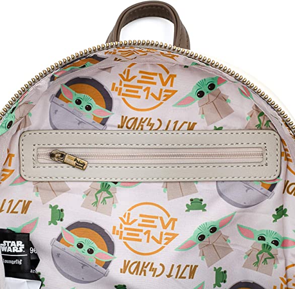 baby yoda mini backpack disney Loungefly Baby Yoda Star Wars The Mandalorian The Child Cradle Mini Backpack