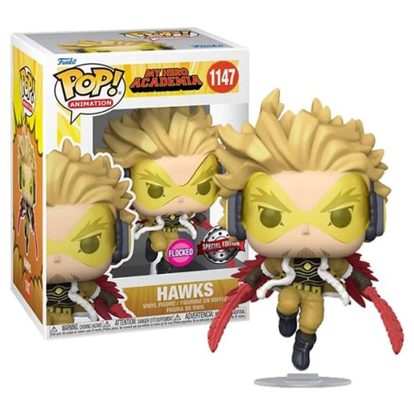 Funko Pop Animation - My Hero Academia - Hawks ( Flocked )