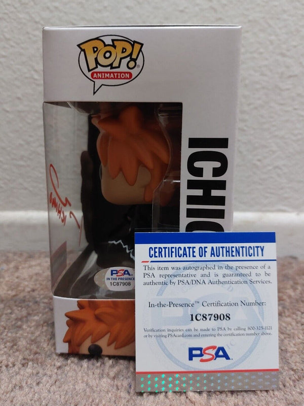 Funko Pop Bleach PSA DNA  Ichigo  signed by Johnny Yong Bosch (AAA Anime Exclusive)