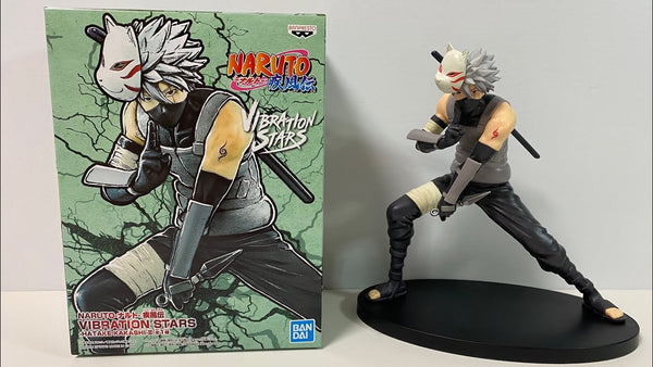 Banpresto Naruto Shippuden Vibration Stars -Hatake Kakashi II (GREY) 7 inch action figure