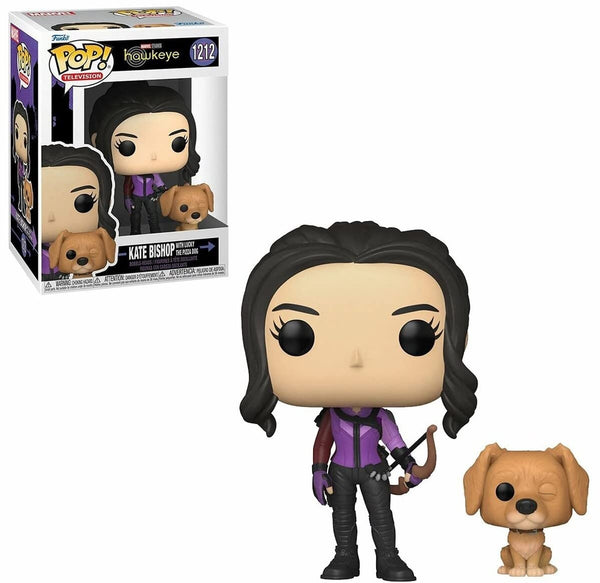 Funko Pop Marvel Hawkeye (2021) - Kate with Lucky the pizza dog