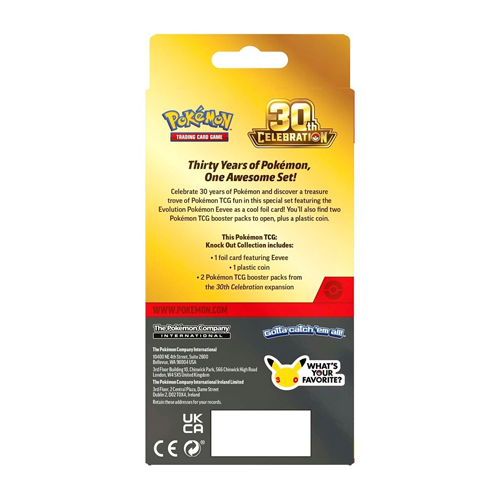 Pre-Order Pokemon 30th Celebration Knock Out Collection