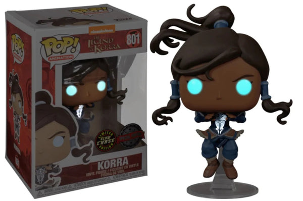 Funko Pop Animation- The legend of Korra-Korra Avatar State (Chase)(glows in the dark) limited edition