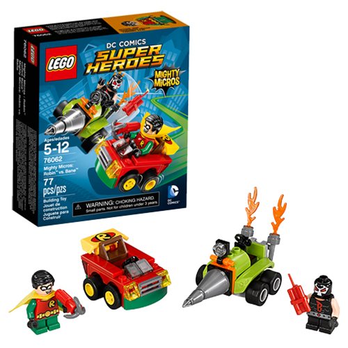 LEGO Super Heroes Mighty Micros: Robin vs Bane 76062 Building Kit (77 Piece) (Retired)