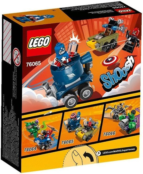 LEGO Super Heroes Mighty Micros: Captain America vs Red Skull 76065 Building Kit (95 Piece)(Retired)