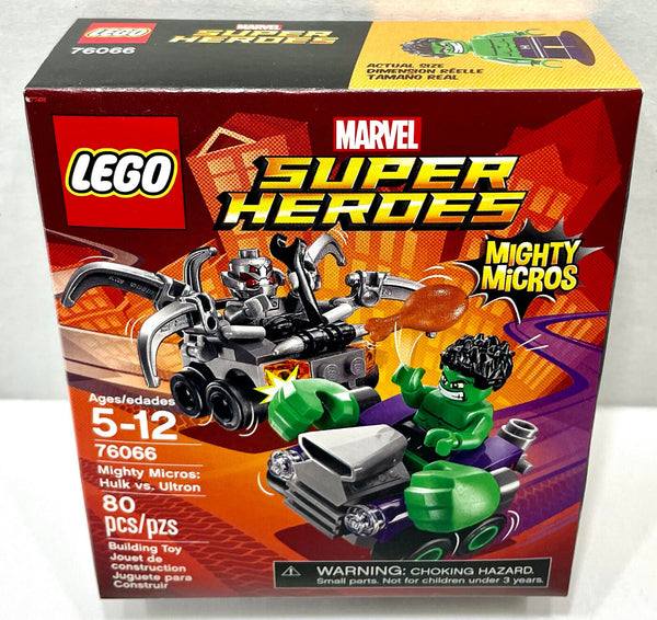 LEGO Super Heroes Mighty Micros: Hulk vs Ultron 76066 Building Kit (80 Piece)(Retired)