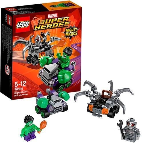 LEGO Super Heroes Mighty Micros: Hulk vs Ultron 76066 Building Kit (80 Piece)(Retired)