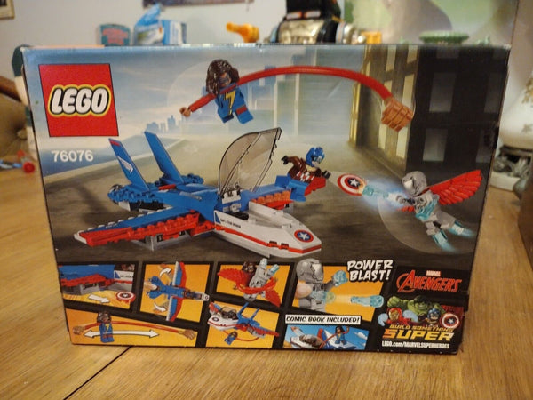 LEGO Super Heroes Captain America Jet Pursuit 76076 Building Kit (160 Pieces)(Retired)