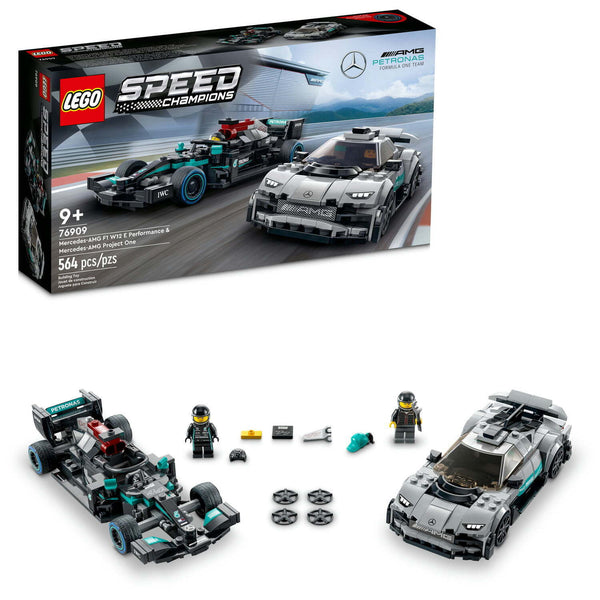 LEGO Speed Champions 76909  Mercedes-AMG F1 W12 E Performance & Project One