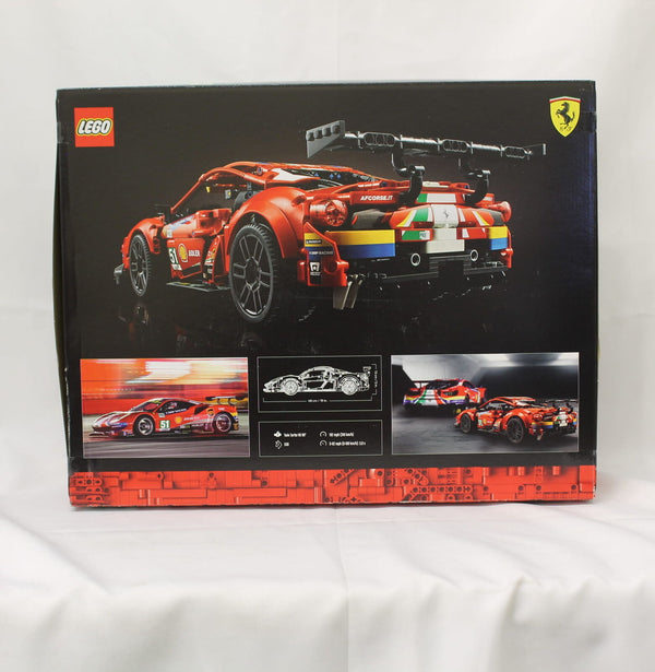 LEGO Technic 42125 Ferrari 488 GTE “AF Corse #51” -Champion GT Series Sports Race Car