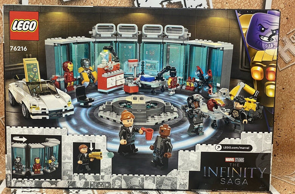 LEGO 76216 Marvel the infinity saga Iron Man Armory