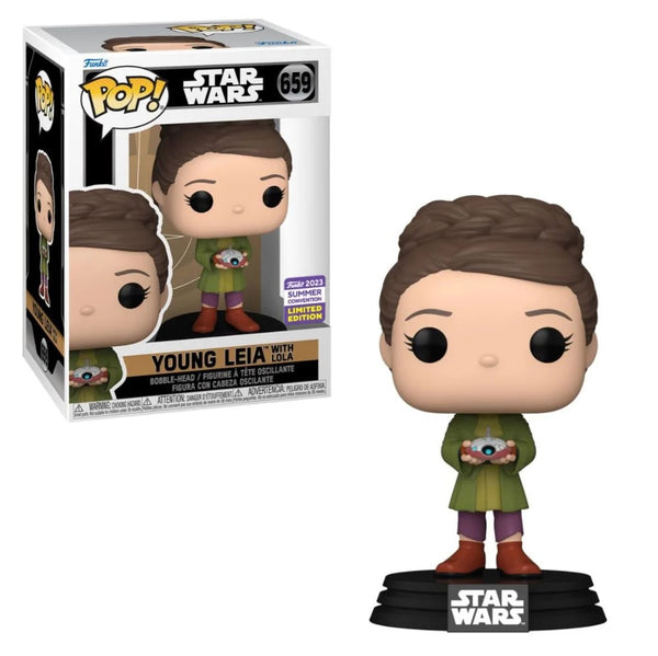 funko Pop! Star Wars: Obi-Wan Kenobi - Young Leia with Lola (2023 Summer Convention Exclusive)