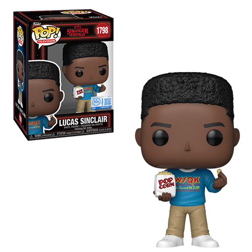 Funko Pop Television-Stranger things season five-Lucas Sinclair with Popcorn(Special Edition)