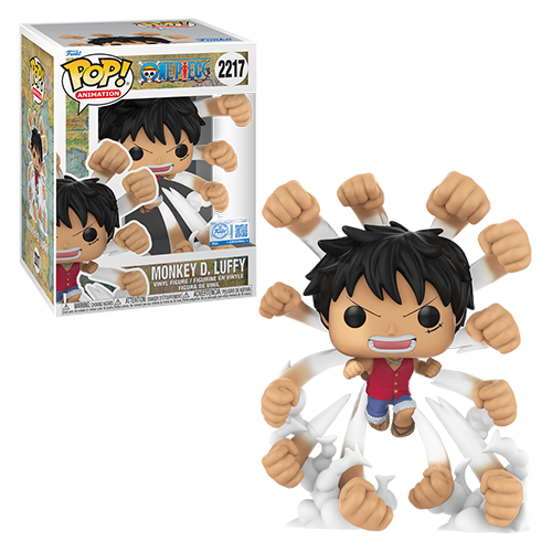 Funko Pop Animation:One Piece Monkey D. Luffy (Gum Gum Gatling)
