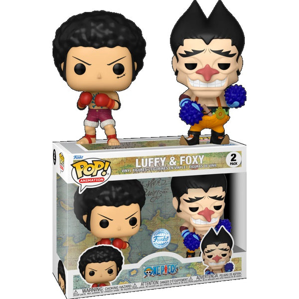 Funko Pop Animation -One Piece - Luffy & Foxy 2-Pack Special Edition