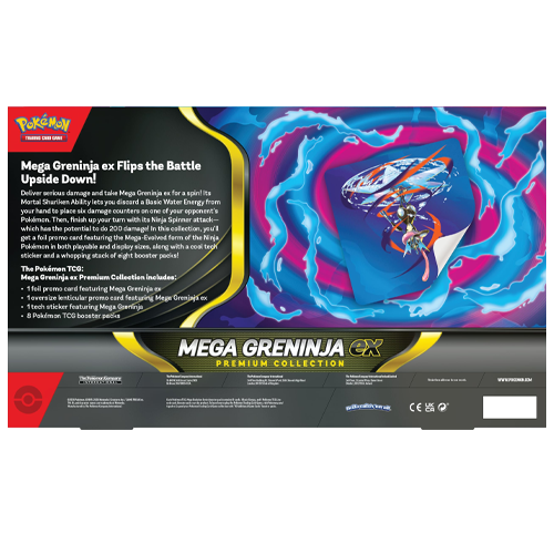 Pokemon TCG:Mega Evolution-Chaos Rising Mega Greninja ex Premium Collection