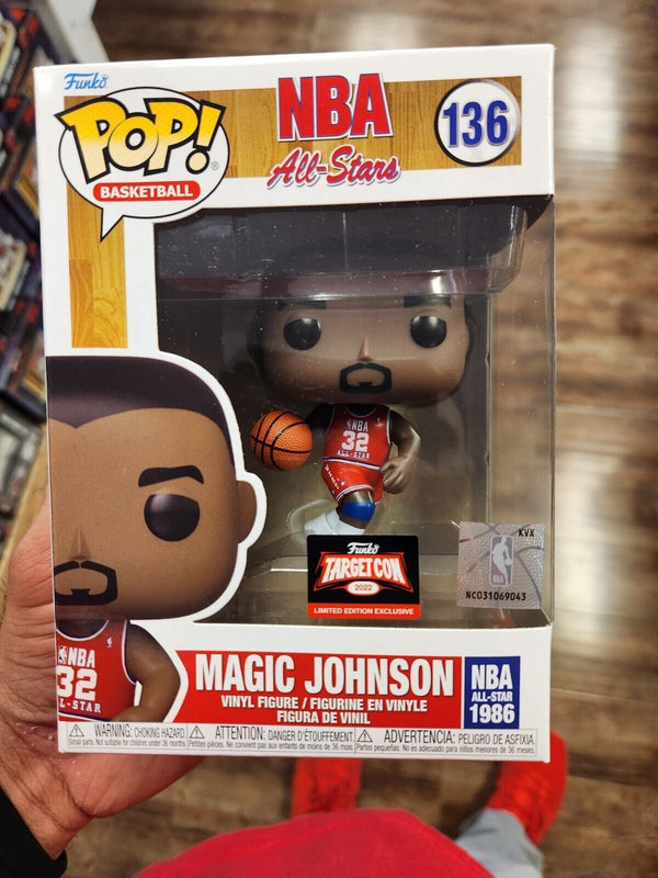 Funko Pop! Sports NBA all star 1986 Magic Johnson(target con)