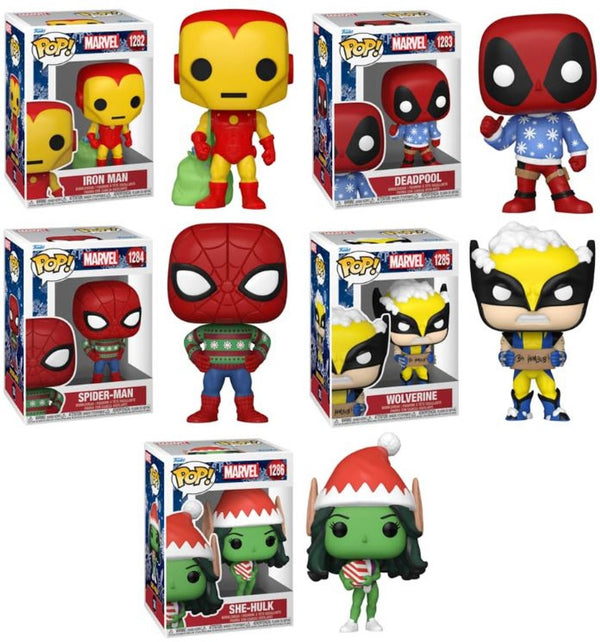 Funko Pop Marvel: Holiday - A Very Merry Snikt!mas  figures collection