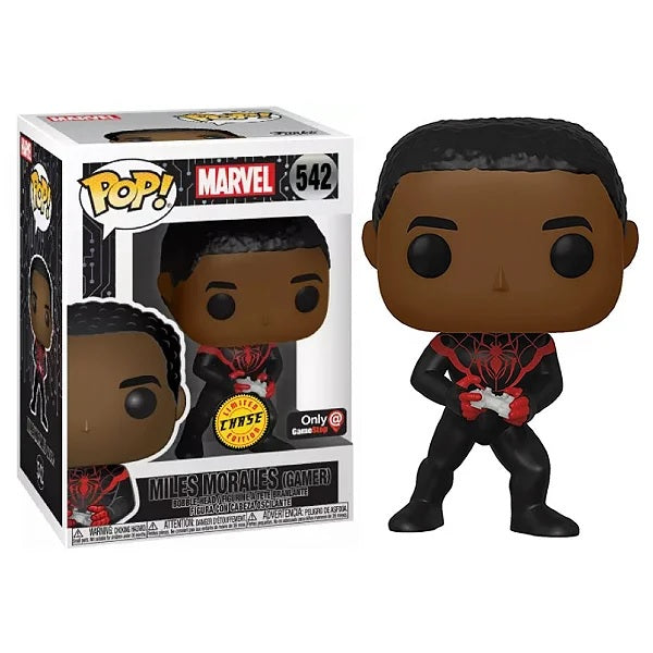 Funko Pop Marvel - Miles Morales (Gamer) (Unmasked) Chase Limited edition