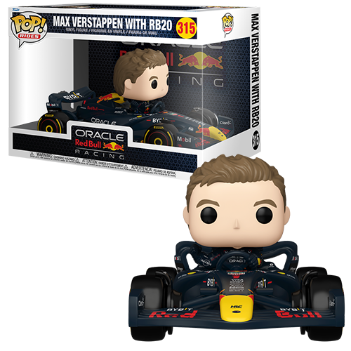 Funko Pop Rides Super Deluxe -Oracle Red Bull Racing-Max Verstappen with RB20
