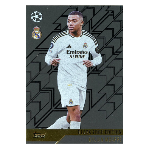Topps CL 24/25 Champions League 2024/2025 BE7 Kylian Mbappe Black Edge Edition