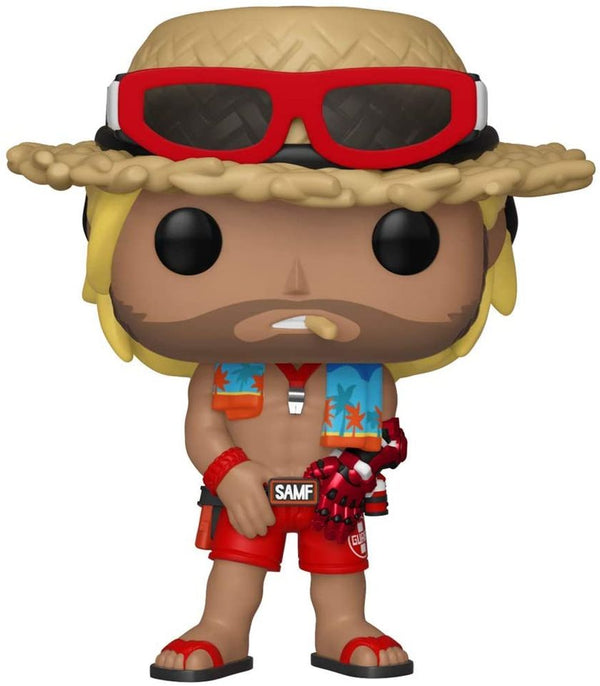 Funko Pop! Games -Overwatch Lifeguard Beach McCree (2019 Shared Sticker Summer Convention Exclusive)