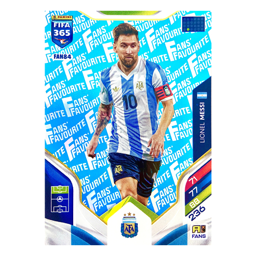Panini Fifa 365 2026 Fans Favourite Fan84 Blue Lionel Messi Argentina