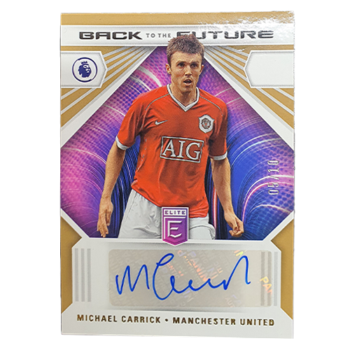 Michael Carrick Manchester United Topps Certified Autograph Card – AIG Kit #05/10