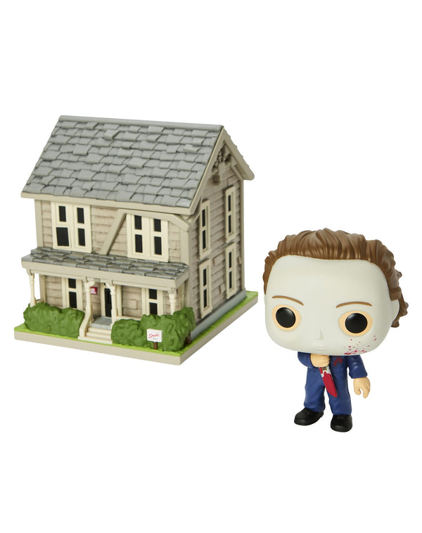 funko Pop! Movies Town Halloween - Michael Myers Blood Splattered with Myers House