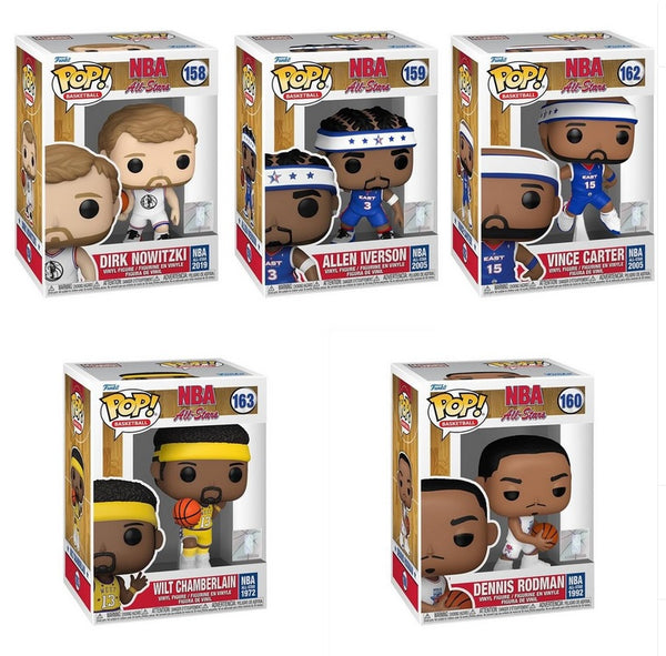 Funko Pop Sports- NBA Basketball - All-Stars  Throughout the Ages Collection