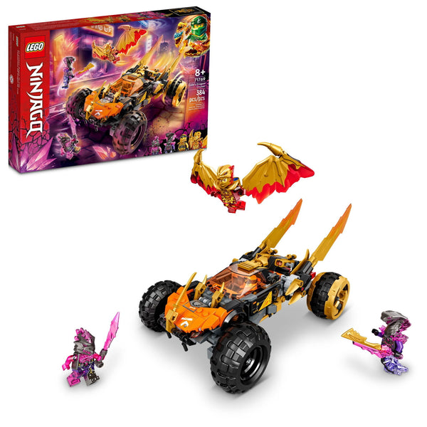 LEGO 71769 - NINJAGO Cole’s Dragon Cruiser Car Toy,  Ninja Toys with Golden Kai