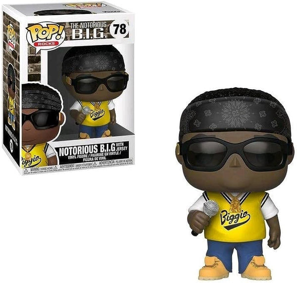 Funko Pop Rocks:  Notorious B.I.G. with Jersey #78