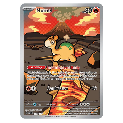 Pokemon Mega Evolution Ascended Heroes Numel #223 Illustration Rare