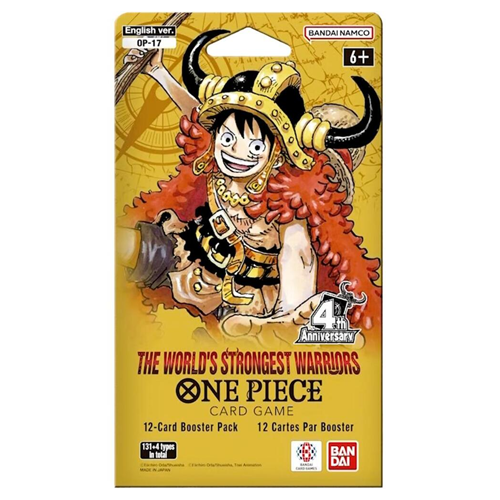 One Piece OP-17 The World's Strongest Warriors Sleeved Booster Pack (English)