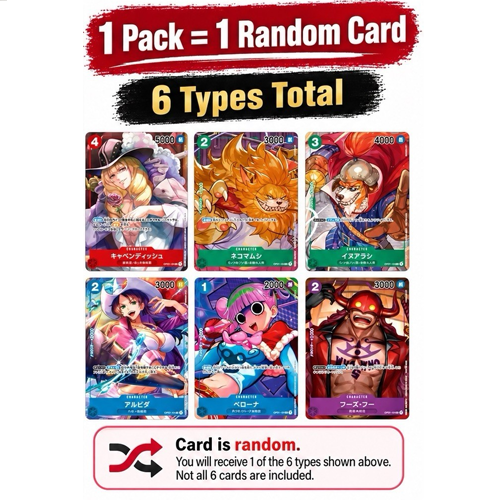 One Piece OP-01 Romance Dawn Promo Box Topper Booster Pack Japanese(1 Card)