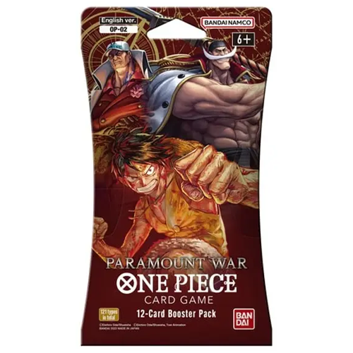 One Piece OP-02 Paramount War Sleeved Booster Pack(English)